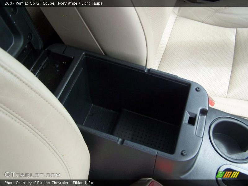 Ivory White / Light Taupe 2007 Pontiac G6 GT Coupe