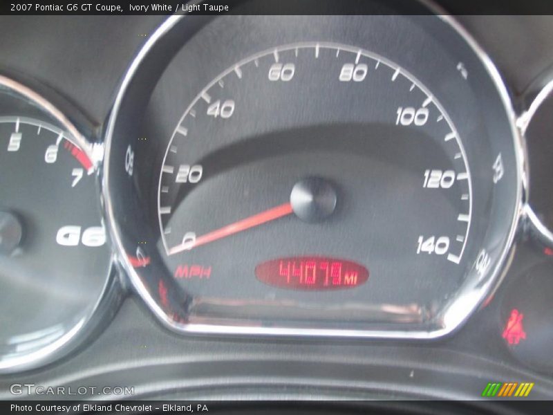 Ivory White / Light Taupe 2007 Pontiac G6 GT Coupe