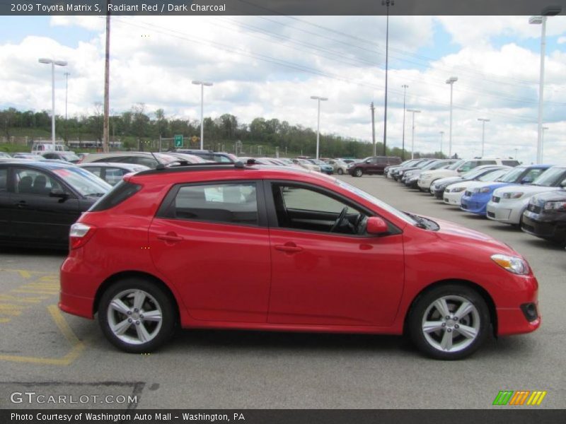 Radiant Red / Dark Charcoal 2009 Toyota Matrix S