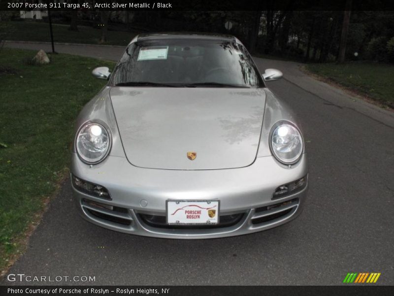 Arctic Silver Metallic / Black 2007 Porsche 911 Targa 4S