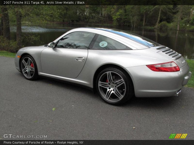 Arctic Silver Metallic / Black 2007 Porsche 911 Targa 4S