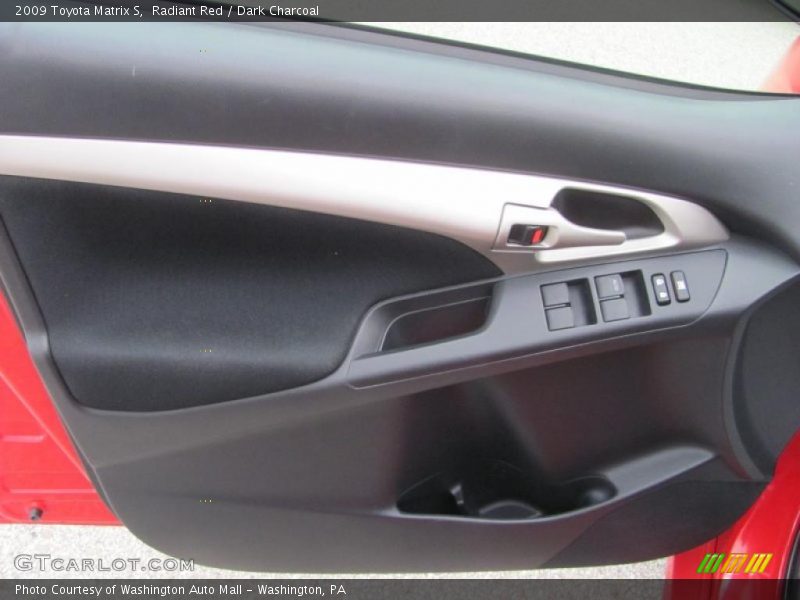 Radiant Red / Dark Charcoal 2009 Toyota Matrix S