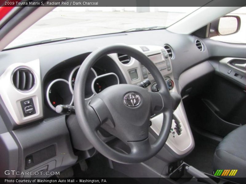 Radiant Red / Dark Charcoal 2009 Toyota Matrix S