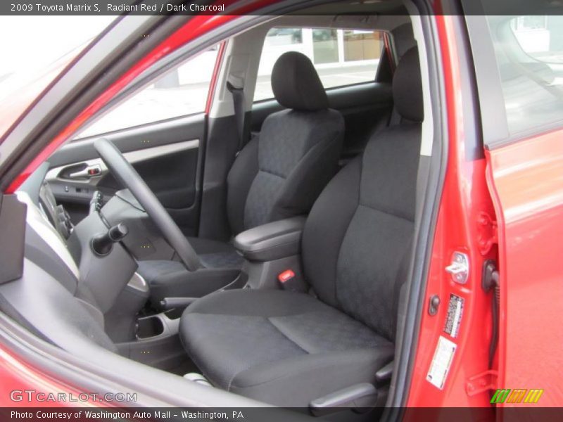 Radiant Red / Dark Charcoal 2009 Toyota Matrix S