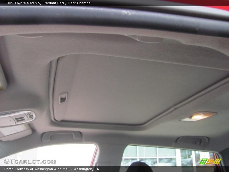 Radiant Red / Dark Charcoal 2009 Toyota Matrix S