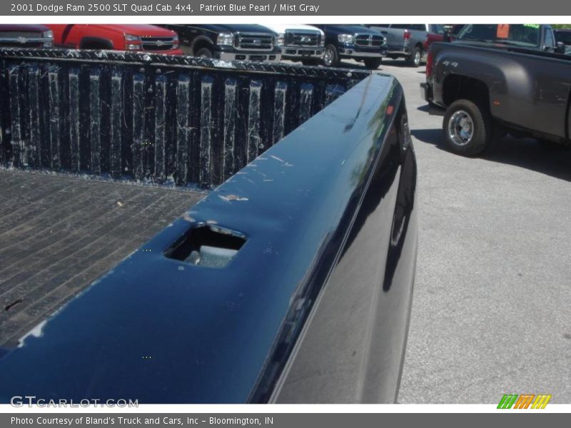 Patriot Blue Pearl / Mist Gray 2001 Dodge Ram 2500 SLT Quad Cab 4x4
