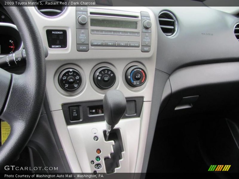 Radiant Red / Dark Charcoal 2009 Toyota Matrix S