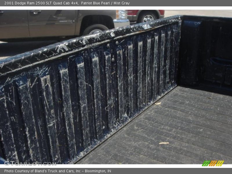 Patriot Blue Pearl / Mist Gray 2001 Dodge Ram 2500 SLT Quad Cab 4x4