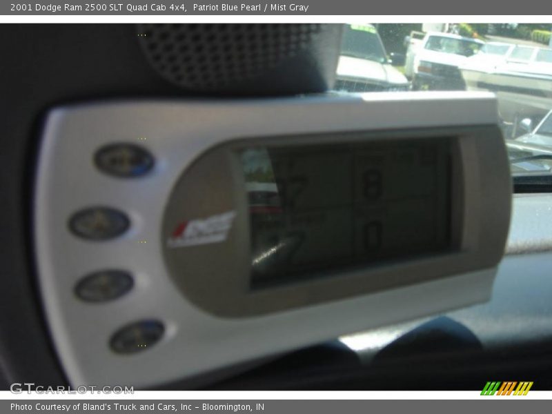 Patriot Blue Pearl / Mist Gray 2001 Dodge Ram 2500 SLT Quad Cab 4x4