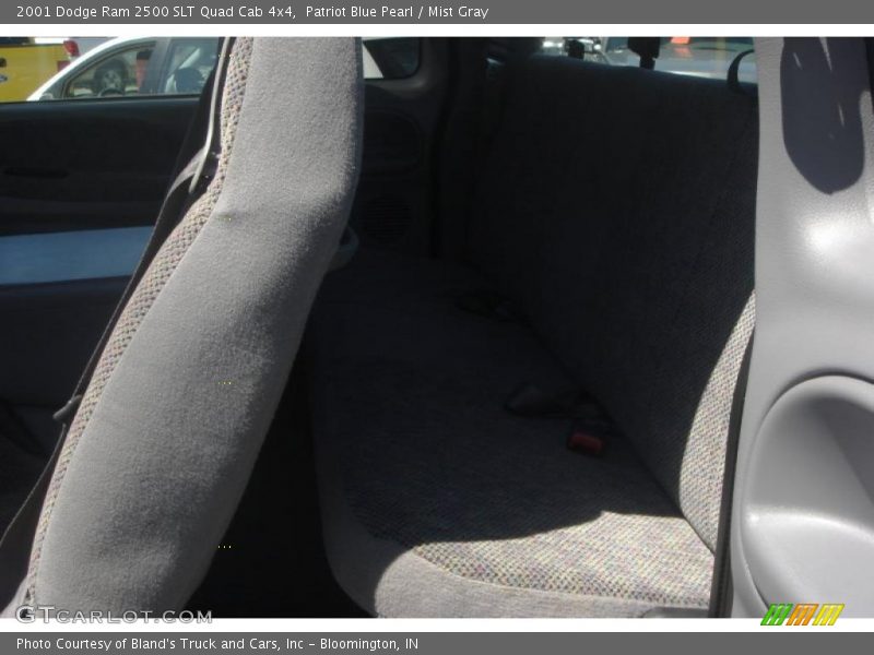 Patriot Blue Pearl / Mist Gray 2001 Dodge Ram 2500 SLT Quad Cab 4x4