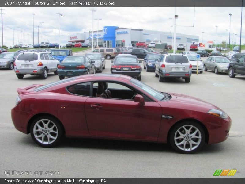 Redfire Pearl / Black/Red 2007 Hyundai Tiburon GT Limited