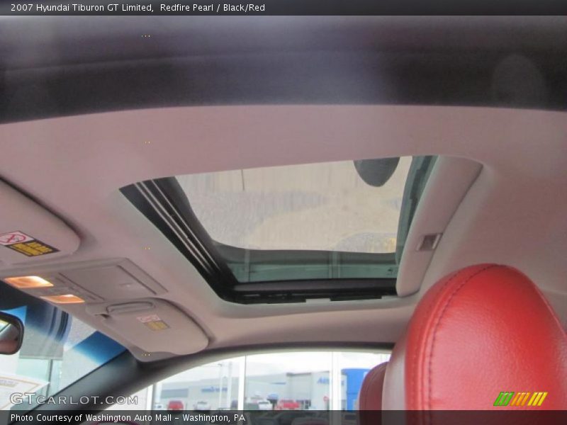 Redfire Pearl / Black/Red 2007 Hyundai Tiburon GT Limited
