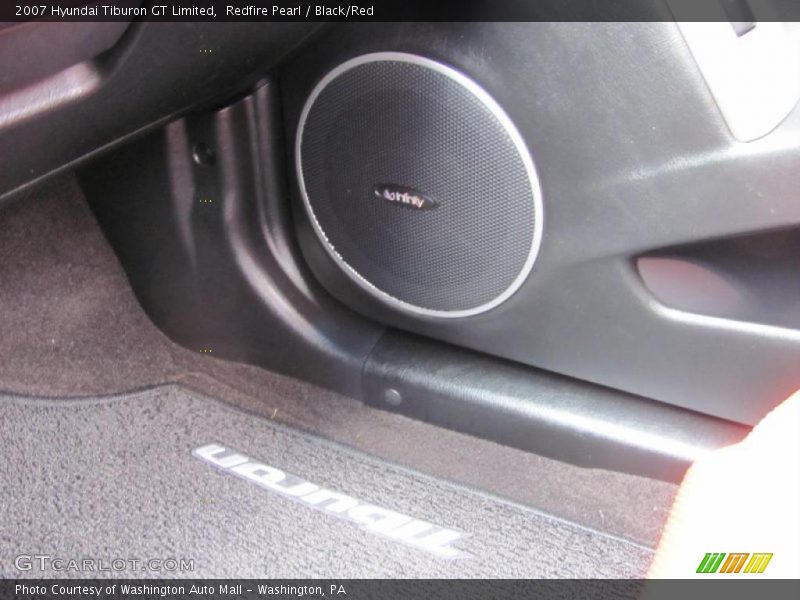 Redfire Pearl / Black/Red 2007 Hyundai Tiburon GT Limited