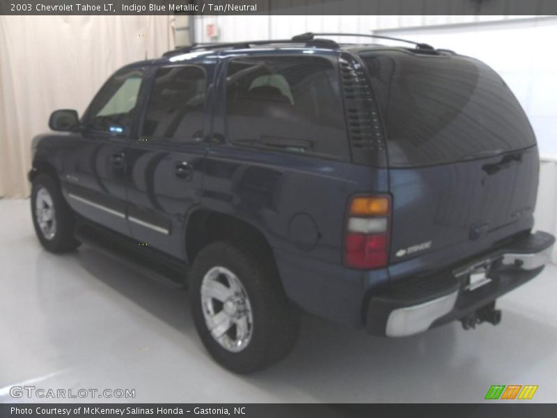 Indigo Blue Metallic / Tan/Neutral 2003 Chevrolet Tahoe LT