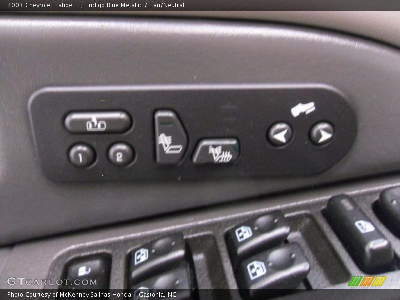Indigo Blue Metallic / Tan/Neutral 2003 Chevrolet Tahoe LT