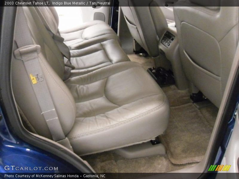Indigo Blue Metallic / Tan/Neutral 2003 Chevrolet Tahoe LT