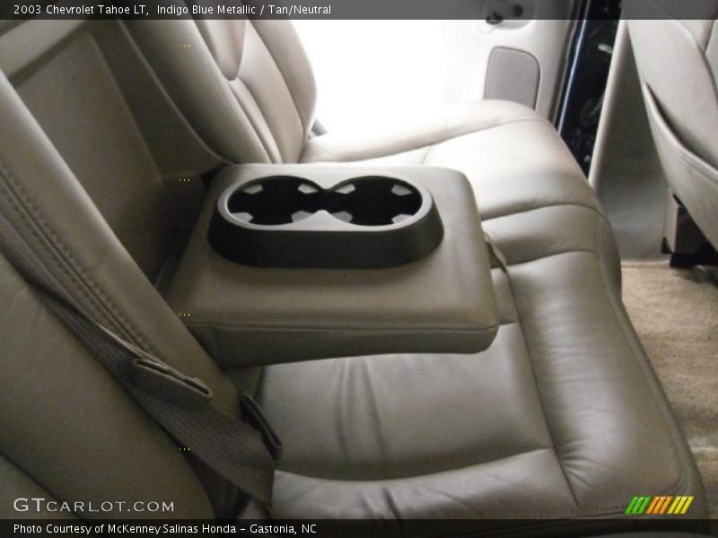 Indigo Blue Metallic / Tan/Neutral 2003 Chevrolet Tahoe LT