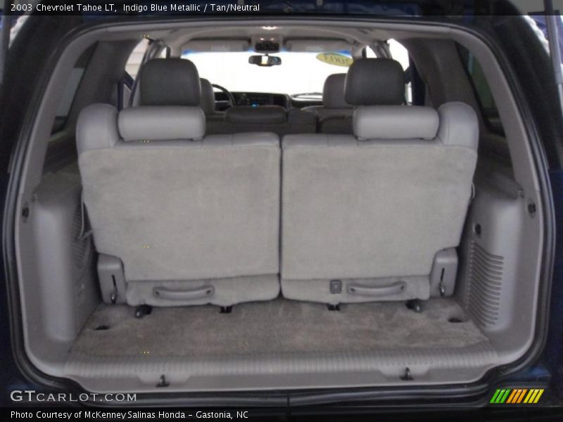 Indigo Blue Metallic / Tan/Neutral 2003 Chevrolet Tahoe LT