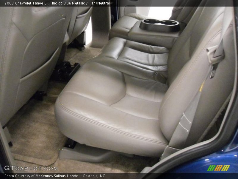 Indigo Blue Metallic / Tan/Neutral 2003 Chevrolet Tahoe LT