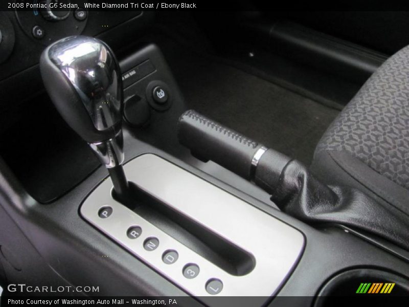 White Diamond Tri Coat / Ebony Black 2008 Pontiac G6 Sedan