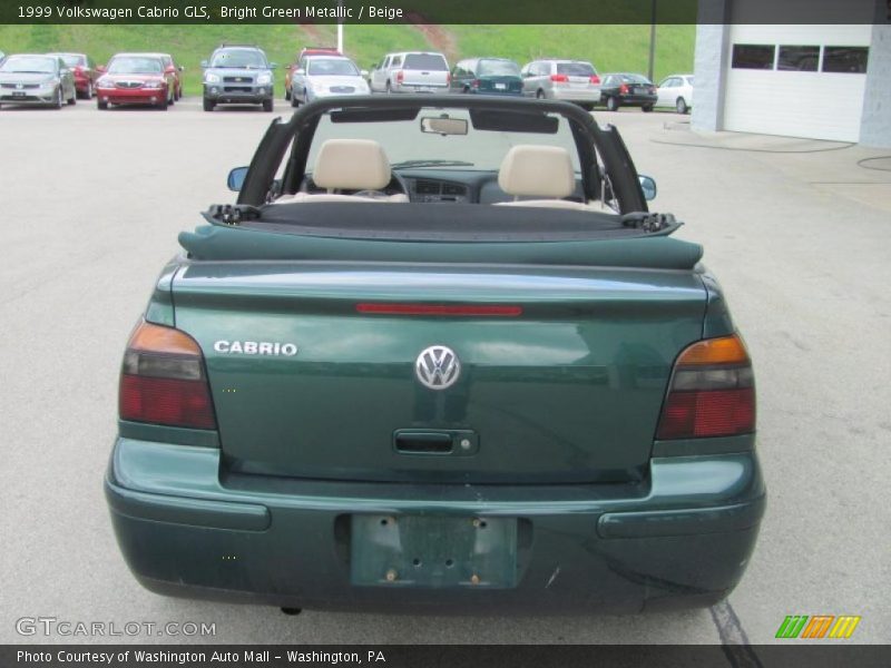 Bright Green Metallic / Beige 1999 Volkswagen Cabrio GLS
