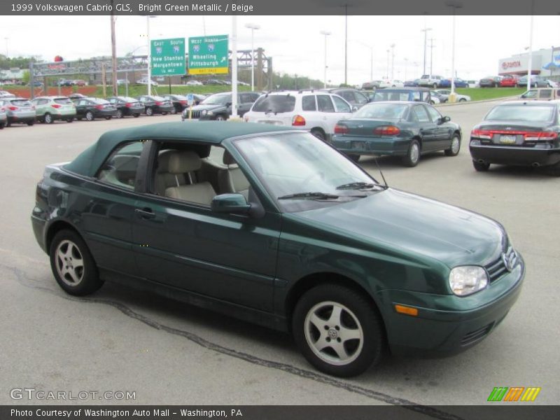 Bright Green Metallic / Beige 1999 Volkswagen Cabrio GLS