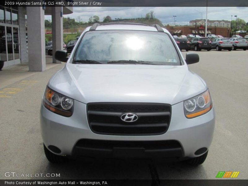 Bright Silver / Gray 2009 Hyundai Santa Fe GLS 4WD