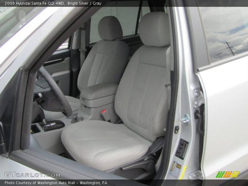 Bright Silver / Gray 2009 Hyundai Santa Fe GLS 4WD