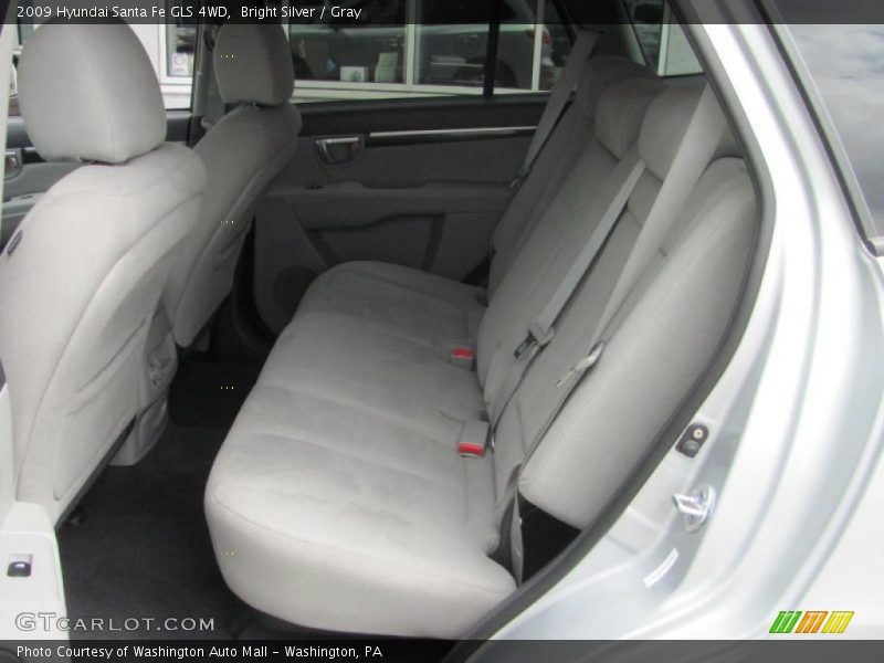Bright Silver / Gray 2009 Hyundai Santa Fe GLS 4WD
