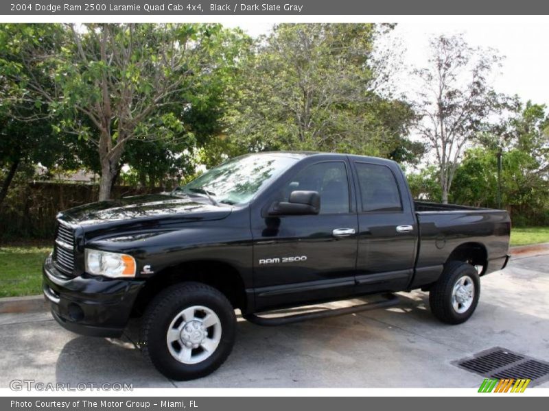 Black / Dark Slate Gray 2004 Dodge Ram 2500 Laramie Quad Cab 4x4