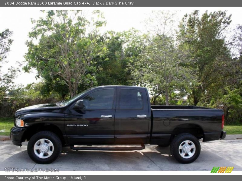 Black / Dark Slate Gray 2004 Dodge Ram 2500 Laramie Quad Cab 4x4