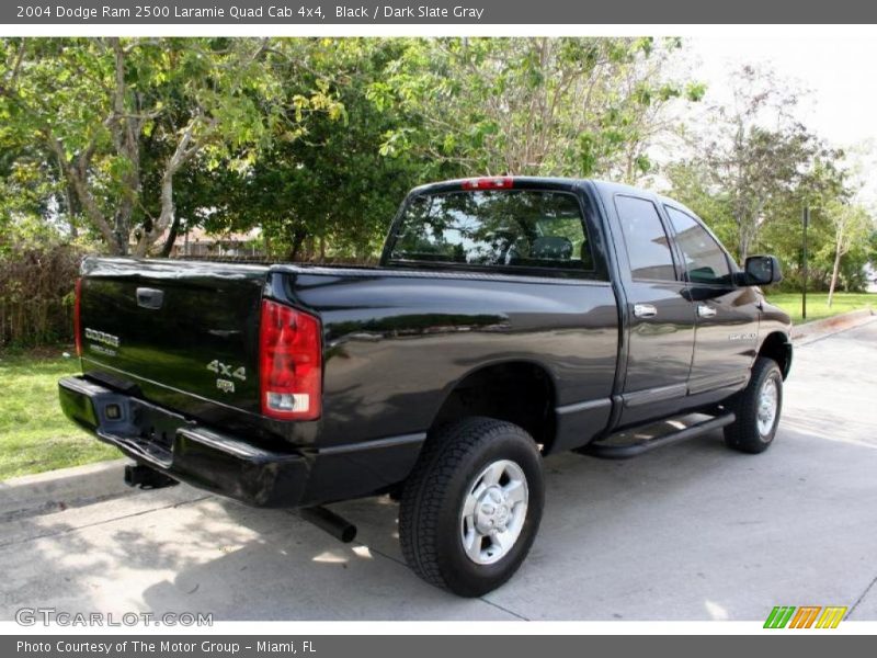 Black / Dark Slate Gray 2004 Dodge Ram 2500 Laramie Quad Cab 4x4