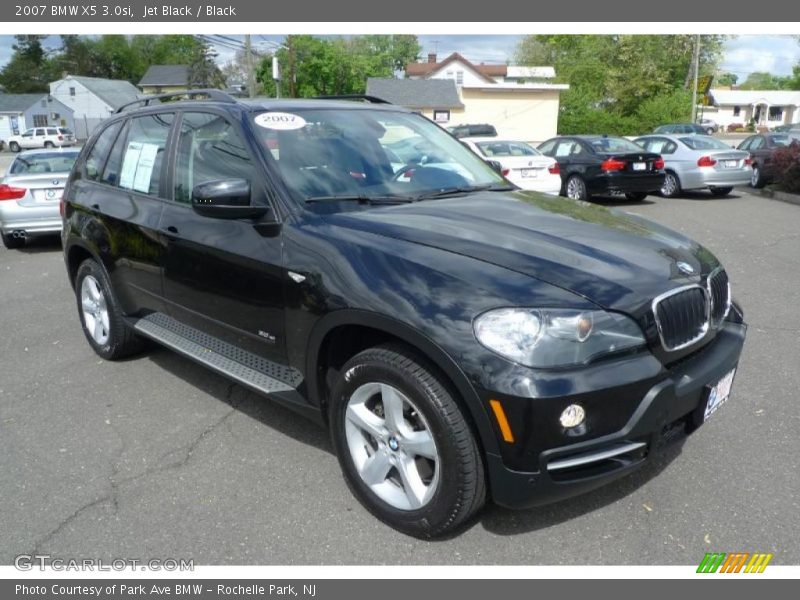 Jet Black / Black 2007 BMW X5 3.0si
