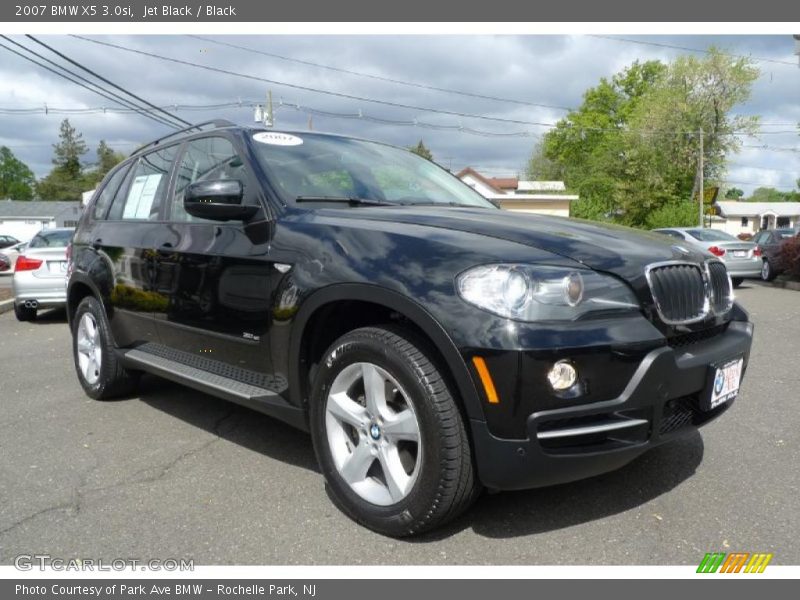 Jet Black / Black 2007 BMW X5 3.0si