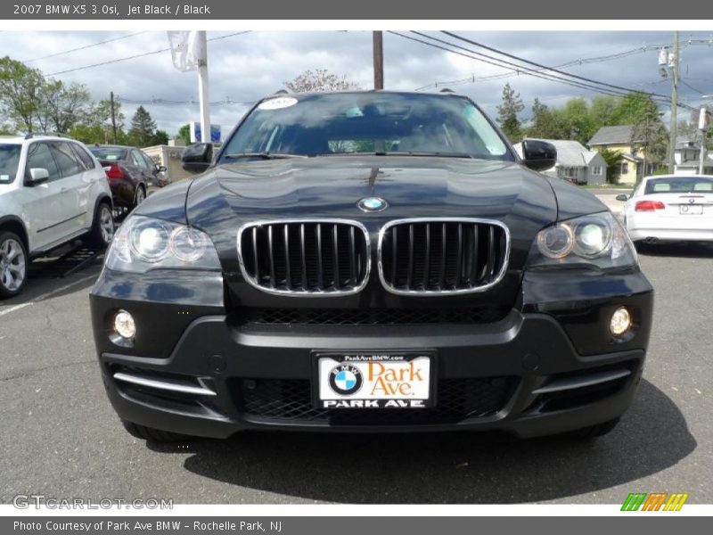 Jet Black / Black 2007 BMW X5 3.0si