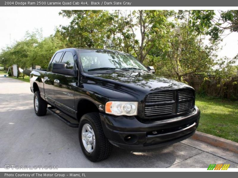 Black / Dark Slate Gray 2004 Dodge Ram 2500 Laramie Quad Cab 4x4