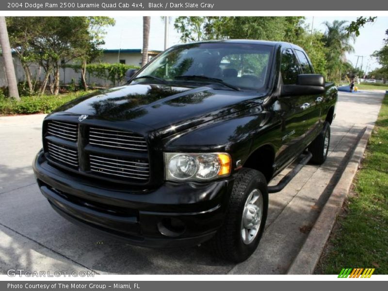 Black / Dark Slate Gray 2004 Dodge Ram 2500 Laramie Quad Cab 4x4