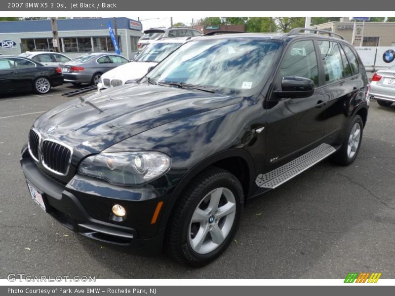 Jet Black / Black 2007 BMW X5 3.0si