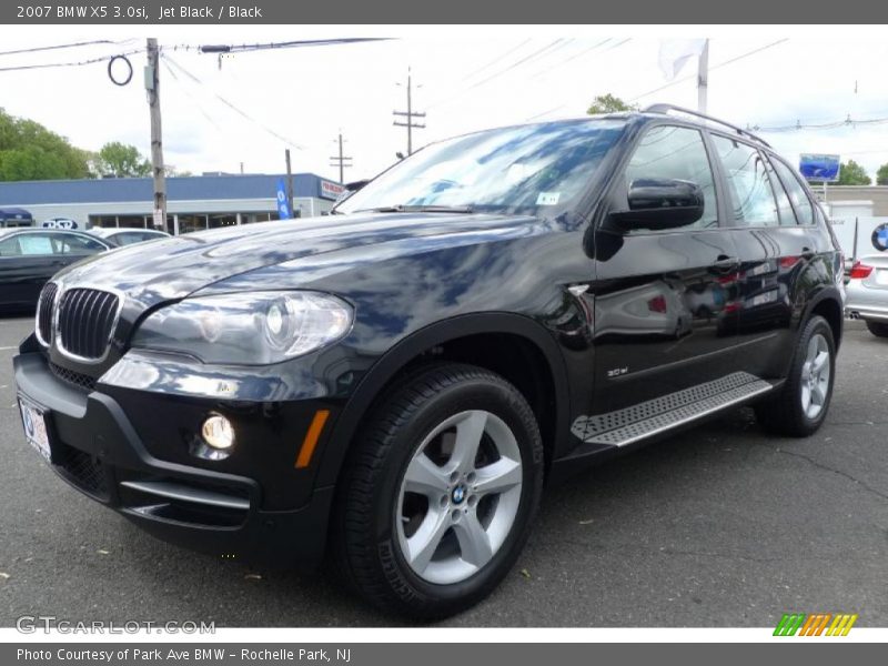 Jet Black / Black 2007 BMW X5 3.0si