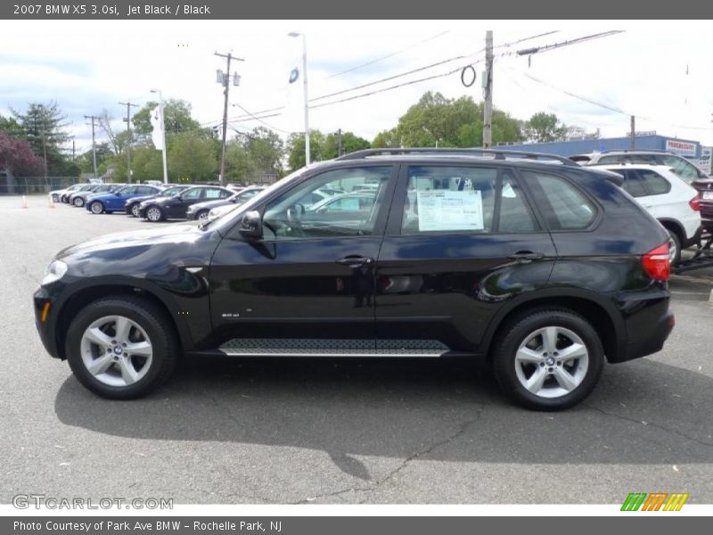 Jet Black / Black 2007 BMW X5 3.0si