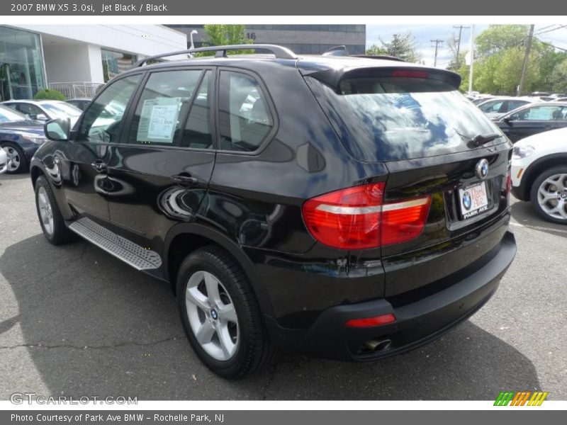 Jet Black / Black 2007 BMW X5 3.0si