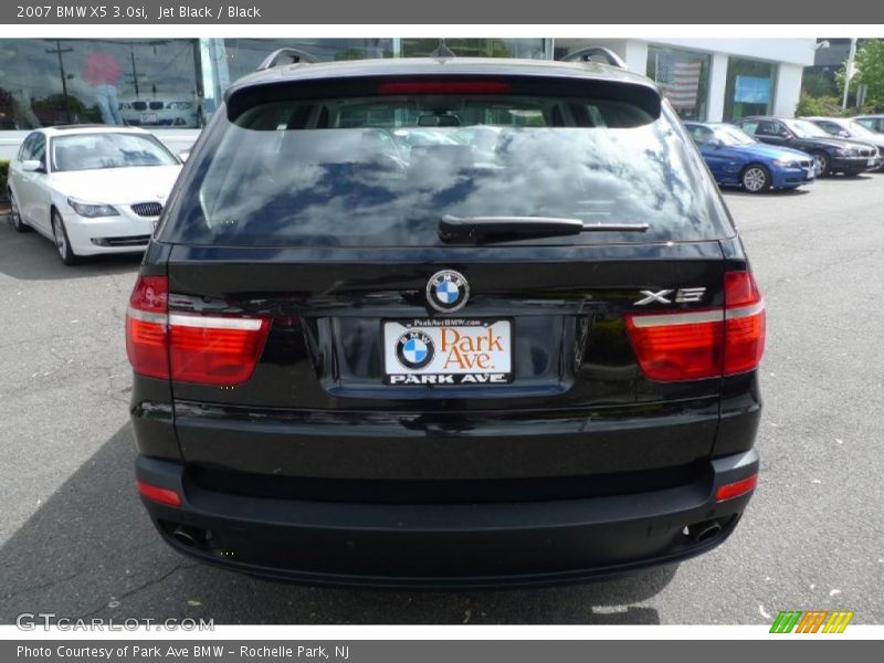 Jet Black / Black 2007 BMW X5 3.0si