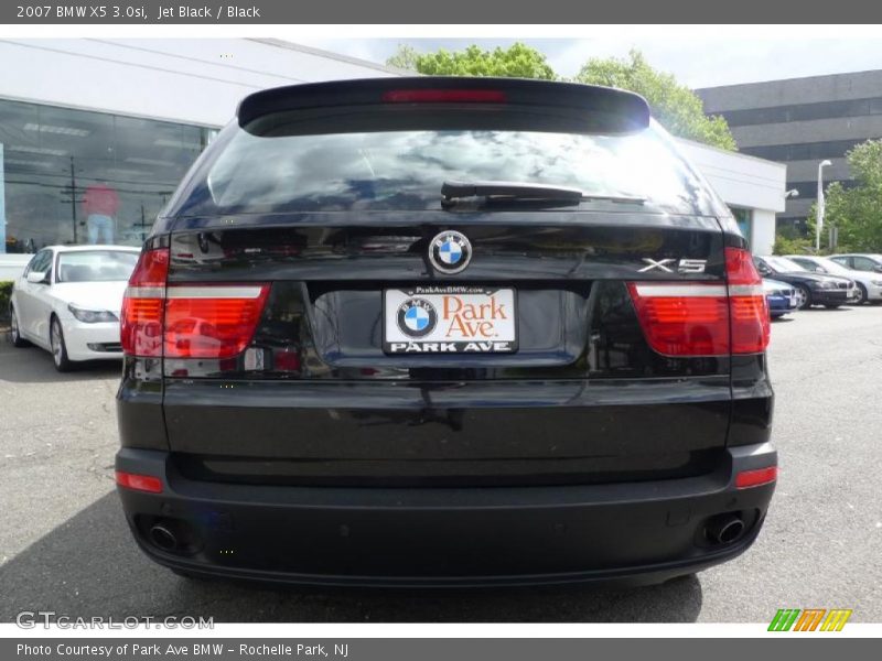 Jet Black / Black 2007 BMW X5 3.0si