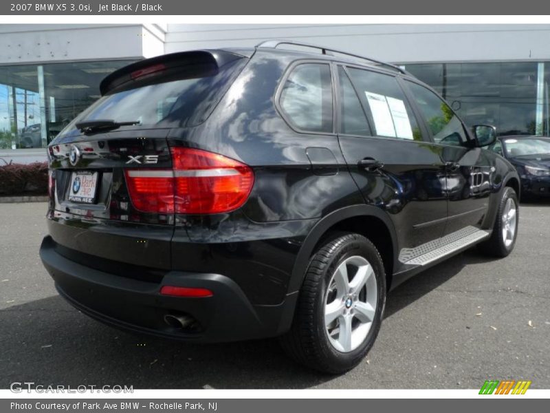 Jet Black / Black 2007 BMW X5 3.0si