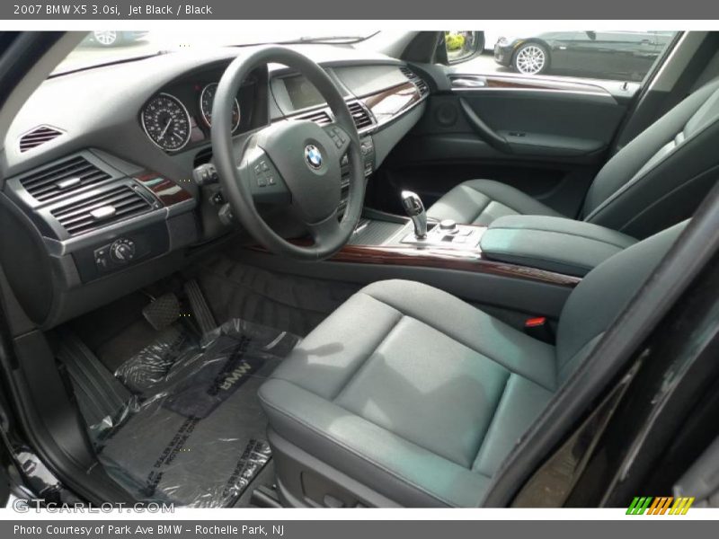 Jet Black / Black 2007 BMW X5 3.0si