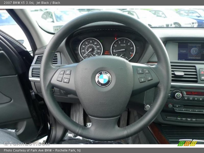 Jet Black / Black 2007 BMW X5 3.0si