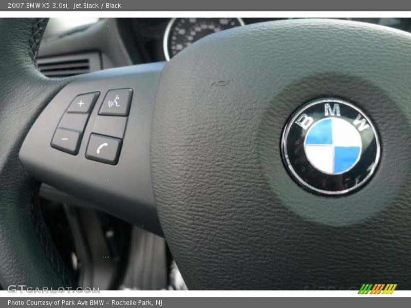 Jet Black / Black 2007 BMW X5 3.0si