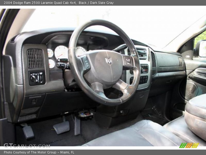 Black / Dark Slate Gray 2004 Dodge Ram 2500 Laramie Quad Cab 4x4