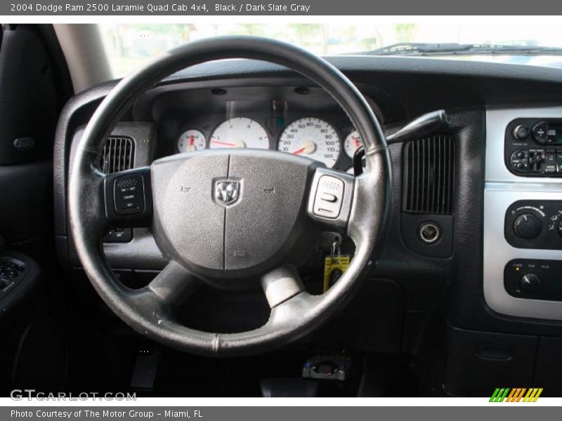 Black / Dark Slate Gray 2004 Dodge Ram 2500 Laramie Quad Cab 4x4