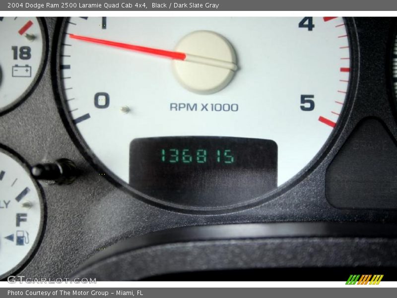 Black / Dark Slate Gray 2004 Dodge Ram 2500 Laramie Quad Cab 4x4